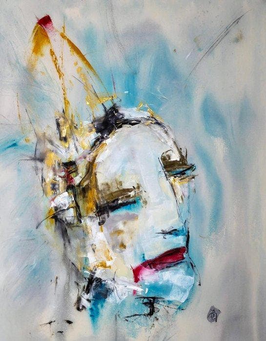 Arvydas Gaiciunas (Retne) - NF N-3 (XL) — Contemporary, Antiek en Kunst, Kunst | Schilderijen | Modern