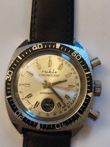 Ruhla - vintage GDR - chronograf - diver - Drive - diver -, Nieuw