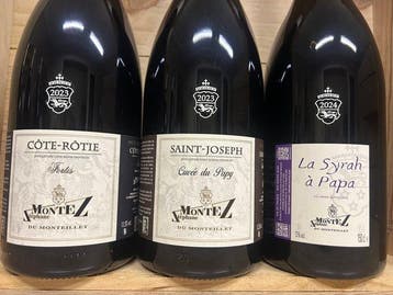 2023 Stéphane Montez : Côte-Rôtie Fortis, Saint-Joseph Cuvée, Nieuw