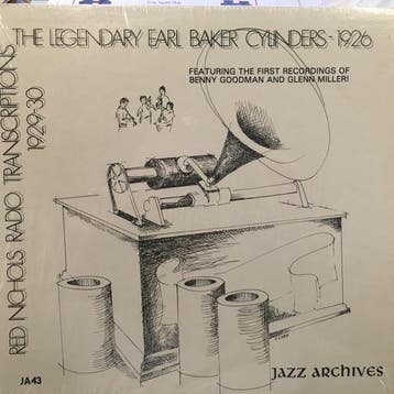 Earl Baker, Red Nichols - The Legendary Earl Baker Cylinders, Verzenden