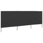 vidaXL Windscherm 3-panelen 400x120 cm stof antraciet, Tuin en Terras, Verzenden, Nieuw