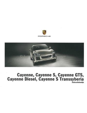 2010 PORSCHE CAYENNE INSTRUCTIEBOEKJE NEDERLANDS
