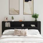 vidaXL Hoofdeinde Kast Zwart Eiken 200 x 18,5 x 102,5 cm, Verzenden, Nieuw