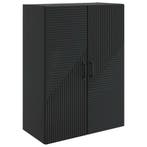 vidaXL Wandkast Zwart 66 x 34,5 x 90 cm Bewerkt hout, Verzenden, Nieuw