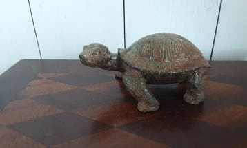 Figuur - P. Chenet - Schildpad - 13,5 cm - Brons