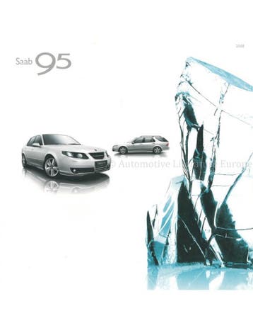2008 SAAB 9-5 BROCHURE NEDERLANDS, Nieuw