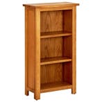 vidaXL Boekenkast 45x22,5x82 cm massief eikenhout, Huis en Inrichting, Kasten | Boekenkasten, Verzenden, Nieuw