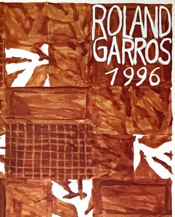 Jean-Michel Meurice - Originalplakat - Roland Garros 1996