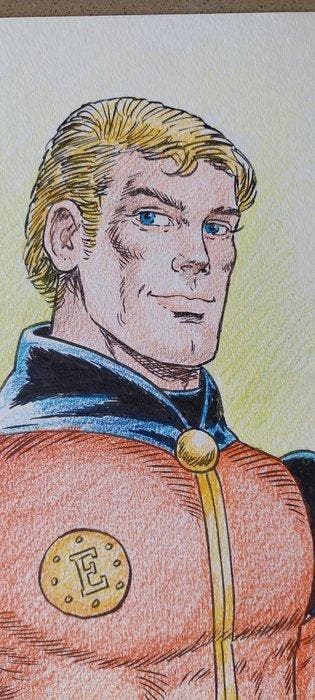 Eddy Paape - 1 Original colour drawing - Luc Orient, Nieuw