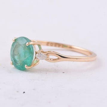 Sans prix de réserve - Bague - 14 carats Or jaune - 1.58ct., Bijoux, Sacs & Beauté, Bagues