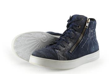 Superfit Hoge sneakers in maat 36 Blauw, Kleding | Dames, Superfit, Sneakers, Gedragen, Verzenden
