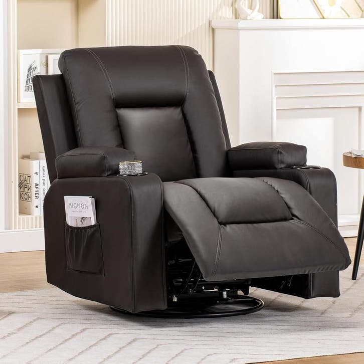 COMHOMA Relaxfauteuil, draaibare schommelstoel, relaxbank me, Maison & Meubles, Accessoires pour la Maison | Autre, Envoi