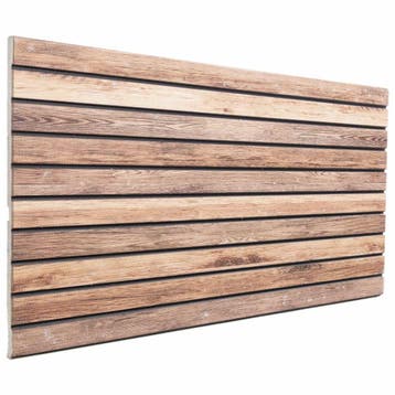 vidaXL Wandpanelen 5 pcs Lichtbruin 100 x 50 cm EPS-schuim, Verzenden, Nieuw