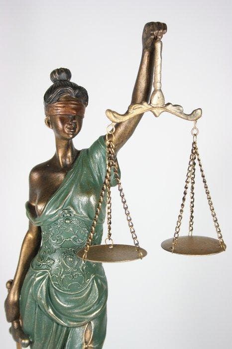 sculptuur, Lady Justice - 52 cm - Resin, Antiek en Kunst, Kunst | Designobjecten