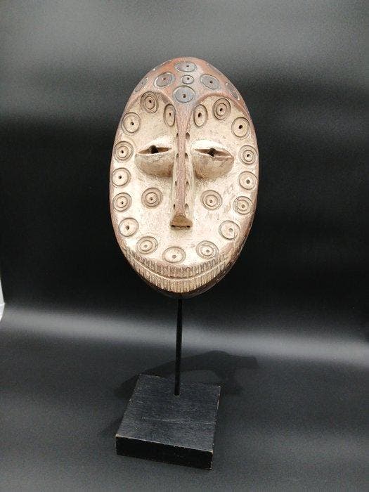 Afrikaans masker legaal - lega - DR Congo (Zonder, Antiek en Kunst, Kunst | Niet-Westerse kunst