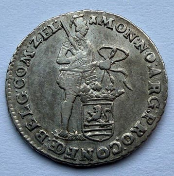 Nederland, Zeeland 1/8 Zilveren Dukaat 1792