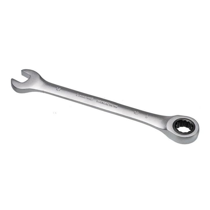 Steek - Ring-ratelsleutel 12 mm, Doe-het-zelf en Bouw, Gereedschapskisten, Ophalen of Verzenden