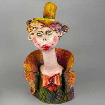 Anna Ponka (XX-XXI) - The clown - hand made