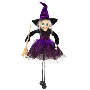 Halloween Hangdecoratie Heks, Verzenden, Nieuw