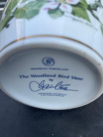 Franklin Mint - Basil Ede - Vase (2) - Poterie