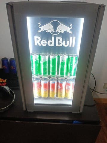 red bull - Réfrigérateur - Cristal, Acier inoxydable -