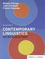 Contemporary Linguistics 9781405899307 Katamba Francis, Verzenden, Katamba Francis