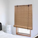 vidaXL Rolgordijn 140x220 cm bamboe bruin, Huis en Inrichting, Stoffering | Gordijnen en Lamellen, Verzenden, Nieuw