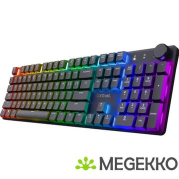 Trust GXT 868 Torix Low Profile Toetsenbord Draadloos Zwart, Computers en Software, Verzenden, Nieuw
