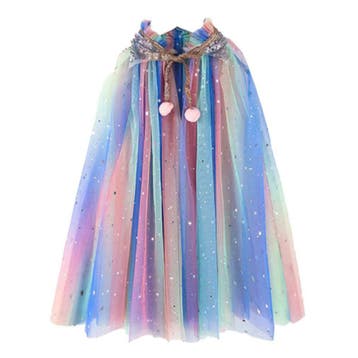 Prinsessenjurk - Cape - Nightsky - Kleedje, Verzenden, Nieuw