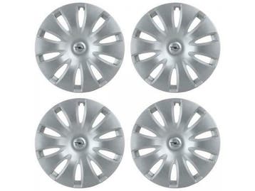4x ORIGINAL GM wielafdekking wielafdekking Opel ZILVER 17 In, Ophalen of Verzenden, Nieuw