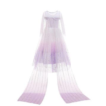 Prinsessenjurk - Paarse kristallen Elsa jurk - Kleedje, Kinderen en Baby's, Verzenden, Nieuw