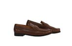 TESTONI - 8 UK - 42 IT - Bracciano Chestnut Loafer Shoes, Nieuw