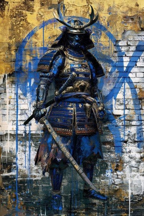 BJarco (1988) - Azure Shogun Vigil · XXL, Antiquités & Art, Art | Objets design