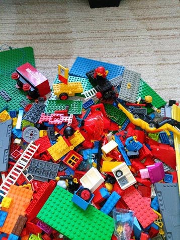 Lego Onderdelen - Lego stenen in de mix
