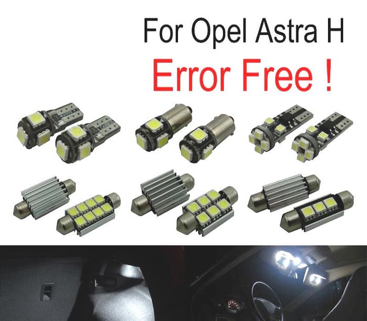 Kit 15 Ampoules Led Intérieur Pour Opel Astra H Opc Gtc Berl, Autos : Pièces & Accessoires, Éclairage, Envoi