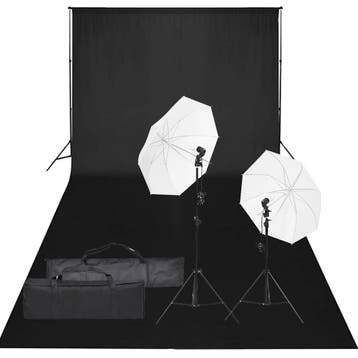 vidaXL Fotostudioset met verlichtingsset en achtergrond, Verzenden