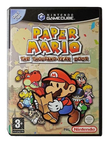 Super Paper Mario The Thousand-Year Door (GameCube used, Games en Spelcomputers, Ophalen of Verzenden, Nieuw