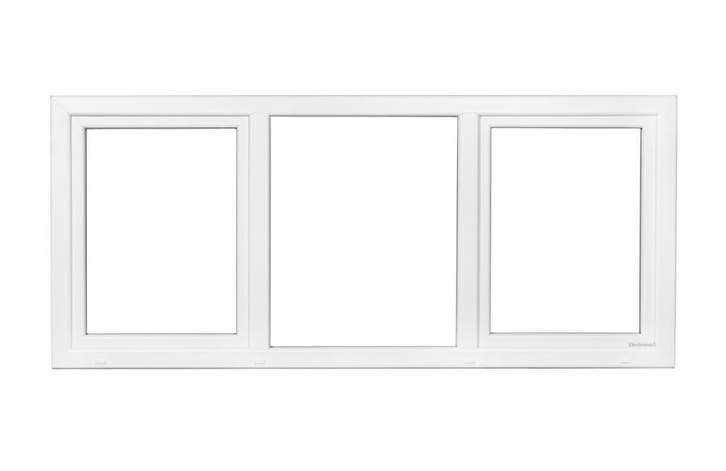 PVC vast-draaikiep-vast b250xh110 cm Wit, Doe-het-zelf en Bouw, Glas en Ramen, Dubbelglas, Nieuw, Gevelraam of Ruit, 80 tot 120 cm