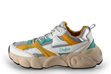 Buffalo Sneakers in maat 39 Wit, Kleding | Dames, Verzenden, Wit, Zo goed als nieuw, Sneakers