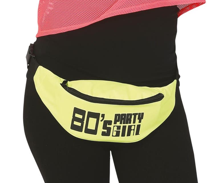 Gele Heuptasje 80S Party Girl, Hobby & Loisirs créatifs, Articles de fête, Envoi