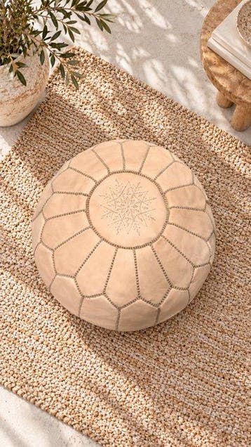 Pouf - Cuir