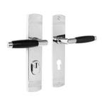 Retro buitendeurbeslag klink/klink PC72 in glanzend nikke..., Ophalen of Verzenden, Klink of Kruk