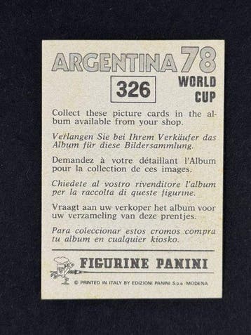1978 Panini Argentina 78 World Cup, - Scotland: Kenny