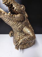 Beeld, crocodile head - 44 cm - polyresin