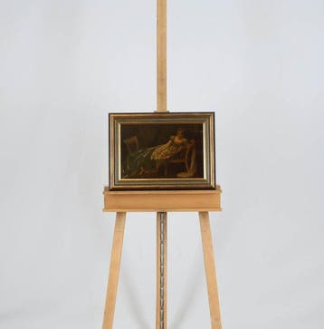 Marie Wandscheer (1856-1936) - Stilleven met liggende vrouw, Antiek en Kunst