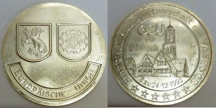 Écu France Frankreich 26 Drôme Valence Ecu Von Stadt 1 Ec., Postzegels en Munten, Munten | Europa | Euromunten, België, Verzenden