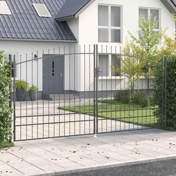 vidaXL Dubbele Heining WOERDEN 400 x 249,5 cm Staal, Verzenden, Nieuw