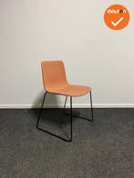 Vergaderstoel - Fredericia Denmark - Oranje gestoffeerd met, Vergader- of Presentatieruimte, Ophalen of Verzenden, Gebruikt, Stoel