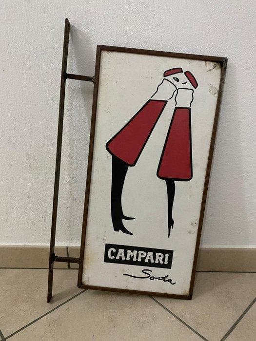 Capari bifacciale - Reclamebord - Smeedijzer, Antiquités & Art, Curiosités & Brocante