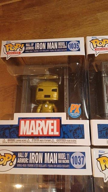 Funko - Funko Pop - Iron Man Model 1; Iron Man Model 4; Iron